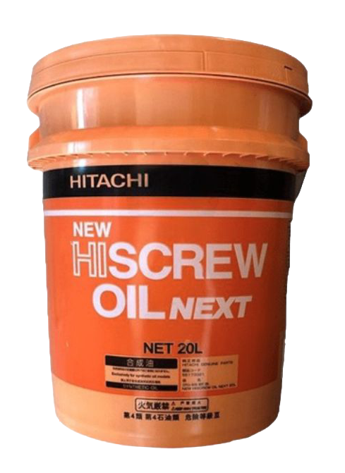 ถังน้ำมันคอมเพรสเซอร์สกรู Hitachi New Hiscrew Oil Next 20 ลิตร